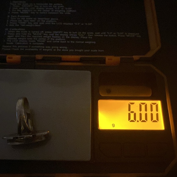 Vintage Taxco Mexico Turquoise Ring | Sterling Silver 925 Size 10 Southwestern - Picture 6 of 7